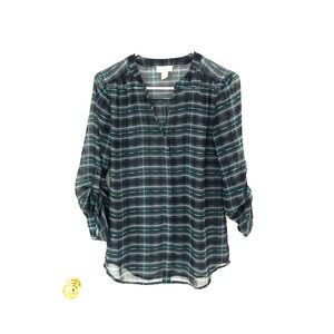 Sheer patterned blouse